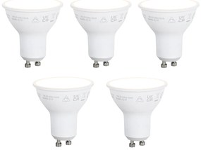 Комплект от 5 Smart GU10 50mm димируеми LED крушки Opal 7W 630 lm 2700K