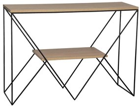 Eglo 424016 - Странична масичка OTAWARA 77x106 см кафява/черна