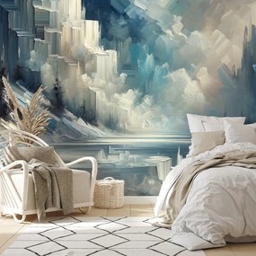 Тапет – Импресионистичен зимен пейзаж