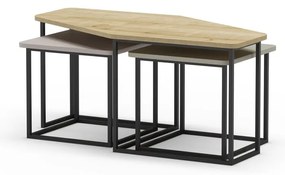 Масички за кафе в комплект от 3 бр. 60x111,5 cm Zoya – Marckeric