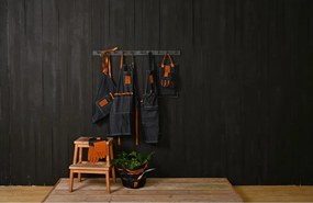 Синьо-оранжеви градински ръкавици Denim - Esschert Design