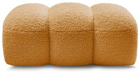 Табуретка от прежда с примки от букле в цвят горчица Hippolyte – Bobochic Paris