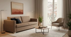 Диван Smart  two seater-140φ 90β cm.-MInk