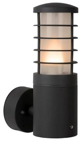 Lucide 14871/01/30 - Екстериорна Стенна лампа със сензор SOLID 1xE27/60W/230V