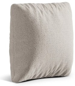 Бежова възглавница за диван от прежда с примки от букле Kemi – Cosmopolitan Design