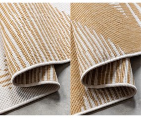 Външен килим в цвят жълта охра и кремаво 120x170 cm Gemini – Elle Decoration