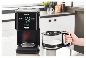 Черна кафемашина с филтър Smart'n'light CM600810 - Tefal