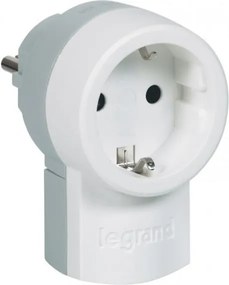 Legrand Щепсел с контакт шуко 2P+T 16A бял - 050462