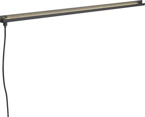 Модерна стенна лампа черна с LED - Letterbox