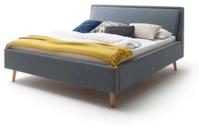 Синьо-зелено двойно легло с решетка и място за съхранение , 160 x 200 cm Frieda - Meise Möbel