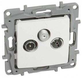 Legrand 764565 TV-R-SAT Крайна розетка - атенуация -10 dB Niloe Бяло - 764565