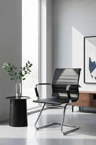 Рецепционен стол Cygon-Черен