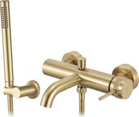 Смесител за вана Rea Lungo Grip Brush Gold