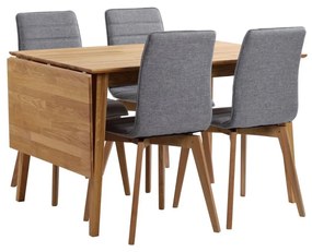 Естествена сгъваема маса за хранене от дъб , 120 x 80 cm Filippa - Rowico