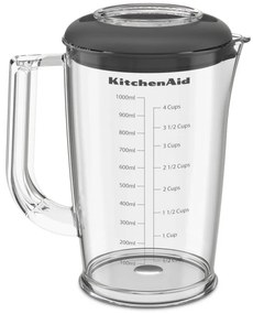 Пасатор, чопър и миксер 3в1 KitchenAid 5KHBRV75BM, 12V, 2 променливи скорости, 5 функции, USB-C зареждане, Черен