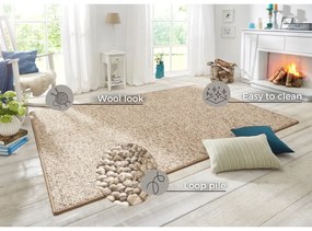 Светлокафяв килим 200x300 cm Wolly – BT Carpet