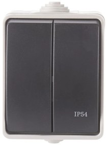 Домашен сериен превключвател 250V / 10A IP54