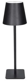 Solight WO69-B - LED димируема презареждаема сензорна настолна лампа LUCCA LED/3,7V 2000 mAh черна