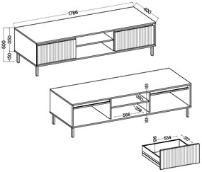 ТV шкаф Ohana II-Kafe