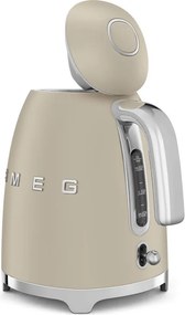 Електрическа кана SMEG KLF03MLMEU, 2400 W, 1.7 л, 360° основа, Матово покритие, Лунна светлина