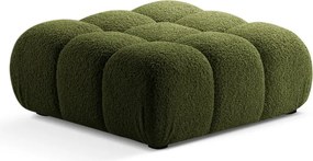 Зелена модулна табуретка от букле Bellis – Micadoni Home