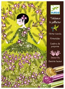 Djeco - Комплект за Рисуване с Брокат Dresses