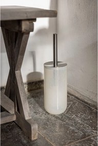 Кремава стъклена четка за тоалетна Opal – Mette Ditmer Denmark