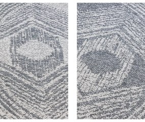 Сиво-кремав кръгъл външен килим ø 200 cm Gemini – Elle Decoration