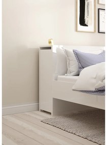 Бяла табла за легло 145x80 cm Naia – Tvilum