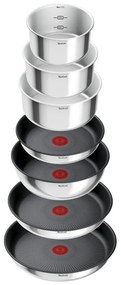 Комплект съдове 13 бр. от неръждаема стомана INGENIO Emotion L897DS04 – Tefal