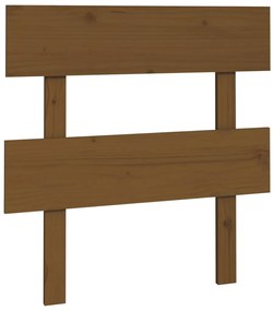 819048 vidaXL Горна табла за легло, меденокафява, 78,5x3x81 см, бор масив