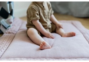 Розово памучно килимче за игра, 70 x 90 cm - Kindsgut