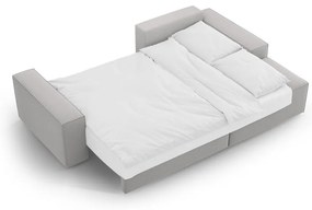 Светлосив разтегателен ъглов диван (десен ъгъл) Jodie – Micadoni Home