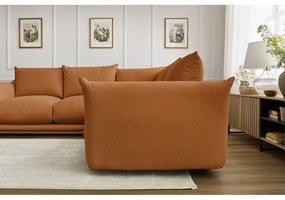 Оранжев ъглов диван Ernest – Bobochic Paris