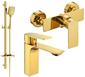 Mexen Alexa DQ62 комплект душ, златист - 71204DQ62-50