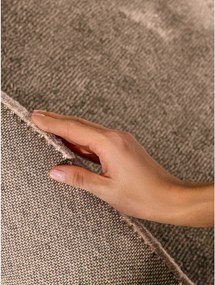 Бежов ръчно изработен кръгъл килим със смес от вълна ø 160 cm Kari Organic – Villeroy&amp;Boch