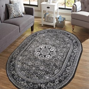 Ексклузивен овален килим в непреходно сиво Ширина: 200 см | Дължина: 300 см