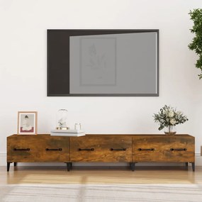 817510 vidaXL ТB шкаф, опушен дъб, 150x34,5x30 см, инженерно дърво