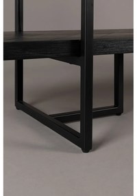 Черна етажерка за книги от екзотична дървесина 140x146 cm Class - Dutchbone