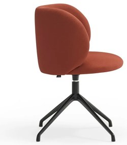 Тапициран трапезен стол в тухлен цвят Mogi – Teulat