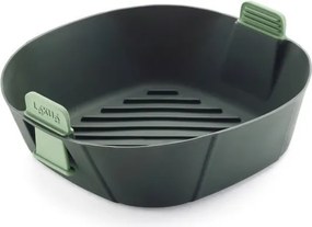 Кошница за фритюрник с горещ въздух Lekue 1009494, 22.1x22.1 см, -20°C / +220°C, Силикон, Черен