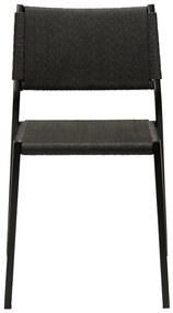 Черен трапезен стол Loop - DAN-FORM Denmark