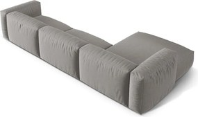 Светлосив модулен ъглов диван (ляв ъгъл) Martina – Micadoni Home