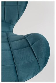 Комплект от 2 кадифени стола в петролно синьо OMG - Zuiver