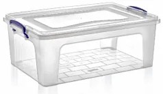 Пластмасова кутия контейнер плитка 21л - 48x32x18,5cм DUNYA-(30156)