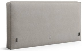 Светлосива тапицирана табла за легло 229x100 cm Olivia – Micadoni