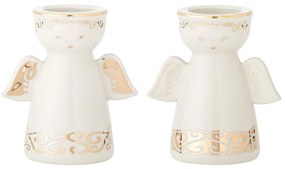 Свещници в комплект от за чаена свещ 2 бр. от каменна керамика Faella – Bloomingville