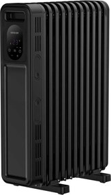 Sencor - Маслен радиатор с 11 ребра 1000/2300W/230V черен + дистанционно управление