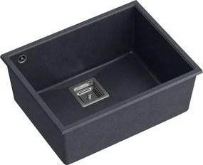 гранитна мивка DAVID 50 Black Metallic