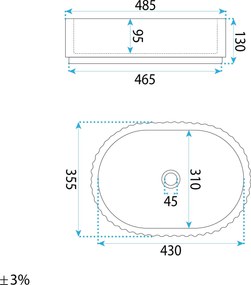 Умивалник за плот Margaret Black